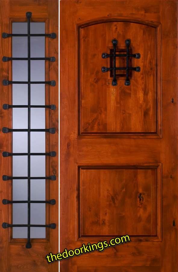 sw76 knotty alder with on sw50 sidelite
